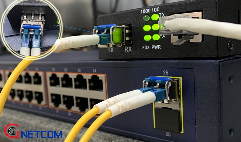 Module quang 2 sợi GNETCOM GNC-SFP-1G20 1,25Gb